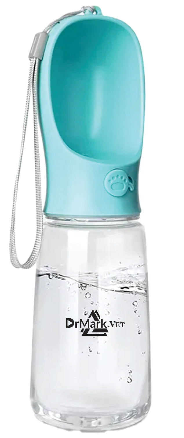 DrMark.Vet 19 oz Leak Proof Pet Water Dispenser Bottle